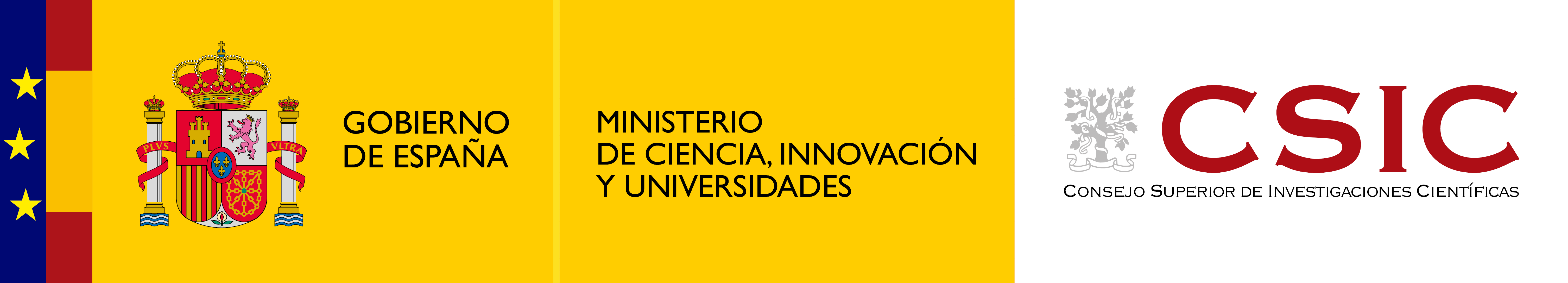 Spanish Government, Science Minisry and CSIC logos